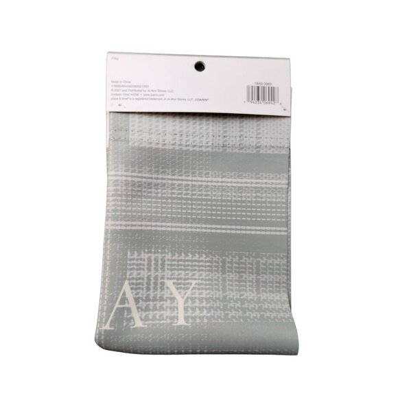 Place & Time Sanctuary Stay Awhile Double Sided Garden Flag 12 x 18 inch New - Picture 2 of 6